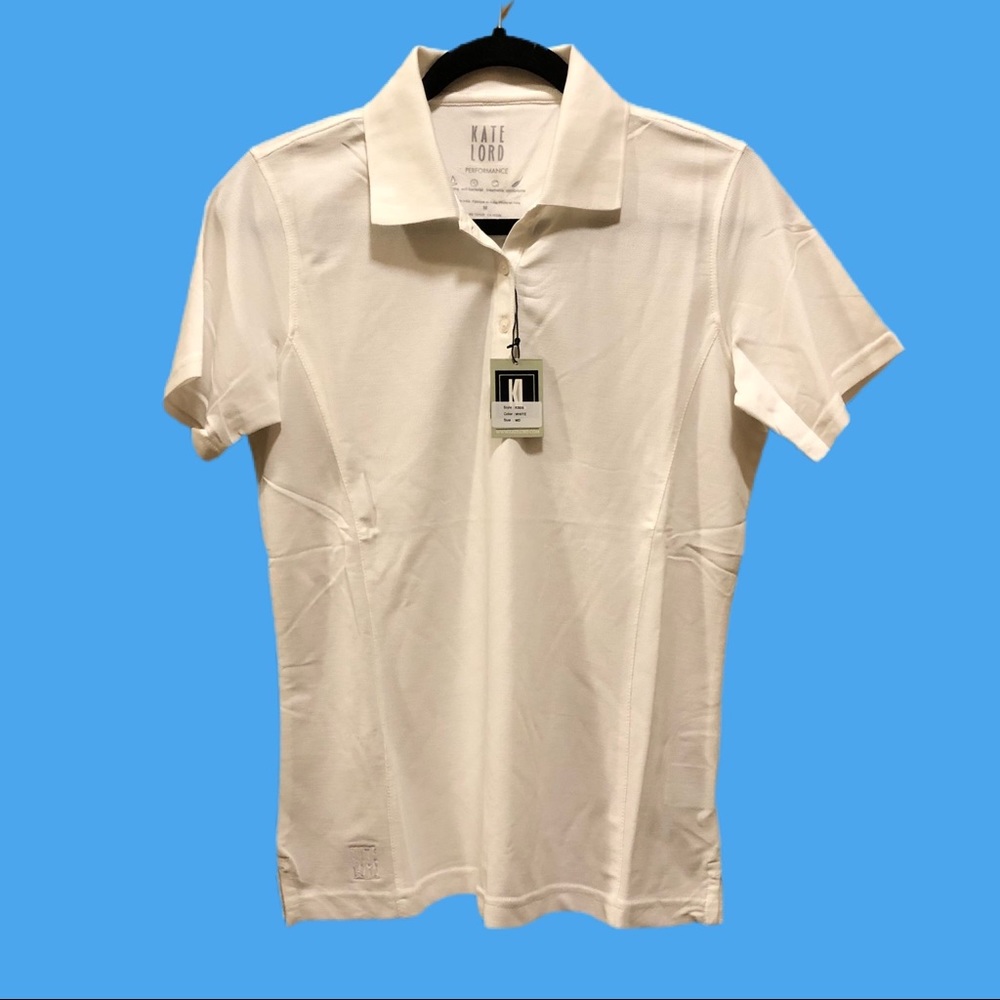 Kate Lord Pique Golf Polo NWT
